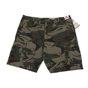 Wrangler Relaxed Fit Mens 44 Epic Soft Camo Cargo Shorts Baggy Y2K Skate NEW